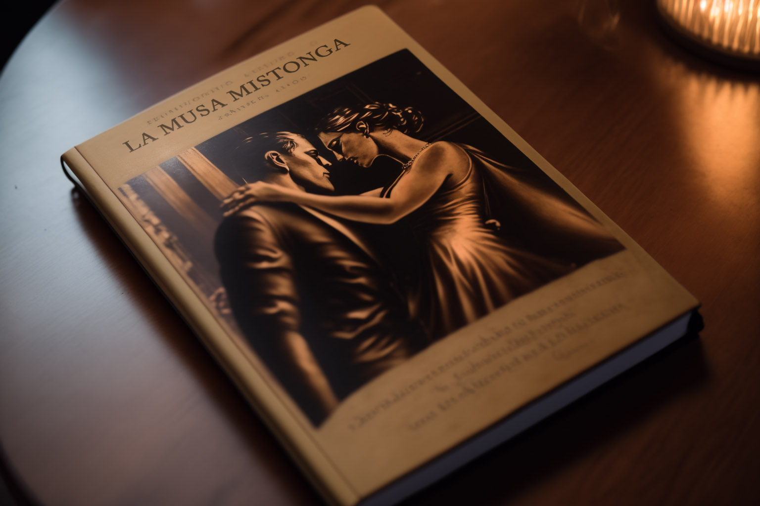 La musa mistonga libro rarissimo sul tango su un tavolo di una milonga