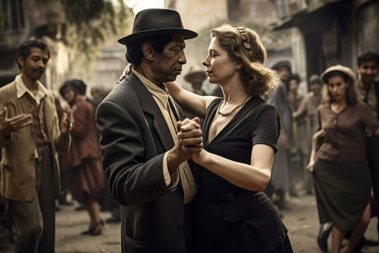 El primero tango bailado en Buenos Aires